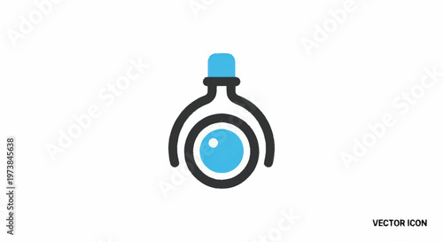 Vector Icon of a Perfume Bottle.
