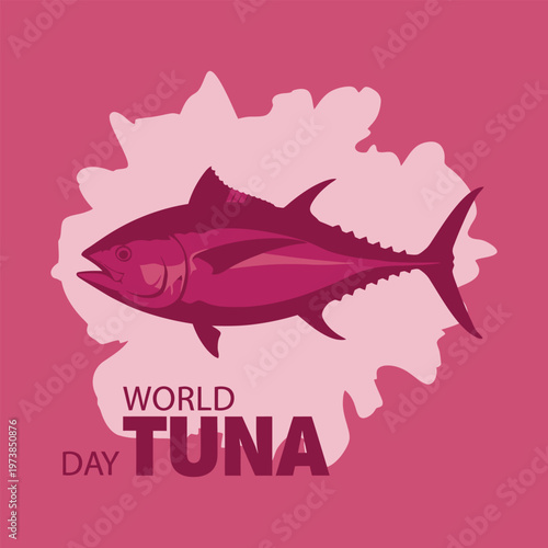 World tuna day illustration a vibrant celebration of marine life