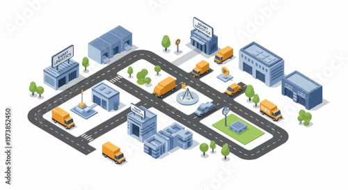 Vehicles Moving on City Roads.