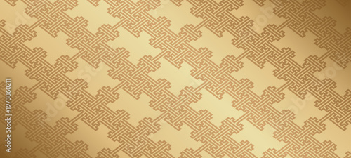 紗綾形　卍繋ぎ　祝いの古典紋様　吉祥文様　背景　ベクター