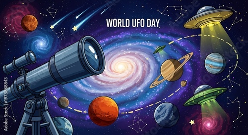 World UFO Day space celebration
