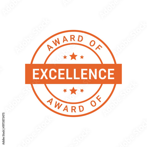 Award of excellence seal graphic.