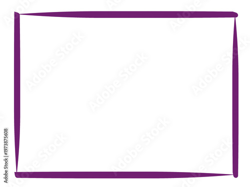 purple frame for text and photo