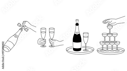 Various tools including hammer, wrench, pliers and screwdriver arranged together isolated on transparent background