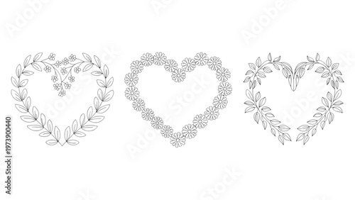 A group of various horses standing side by side isolated on transparent background