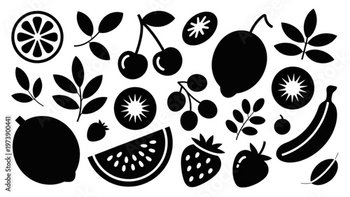 Abstract digital representation of a dandelion with swirling seeds and colorful dots isolated on transparent background