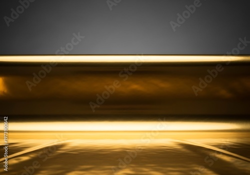 Golden Horizon - A Study in Light and Reflection.