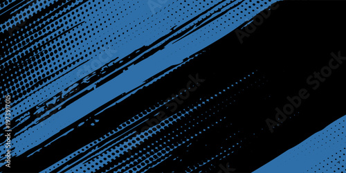 light blue black brush wrap car sticker pattern abstract banner sporty lines. vector modern