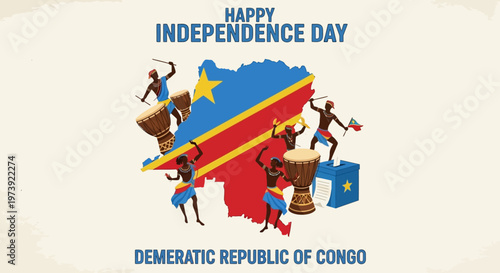 Happy Independence Day Democratic Republic of Congo