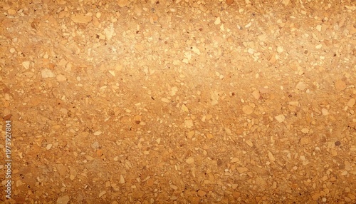Textura de corcho natural con granos finos y superficie rugosa ideal para fondos de oficina, tableros de notas y diseño de materiales sostenibles.