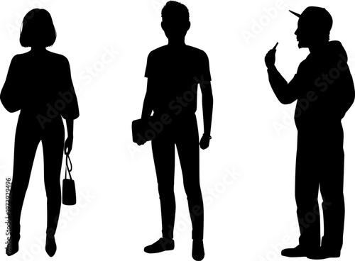 モブシルエット④