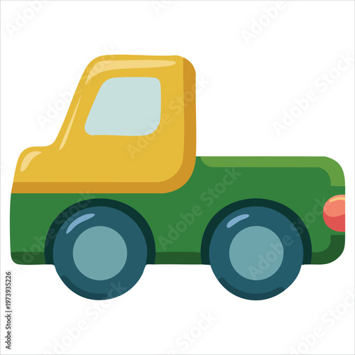 Compact Automobile Flat Vector Art For Car Dealership And Urban Mobility Graphics