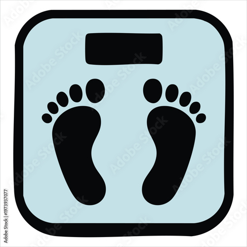 Precision Measurement Tool Representing Bathroom Scale for Weight Tracking Purposes