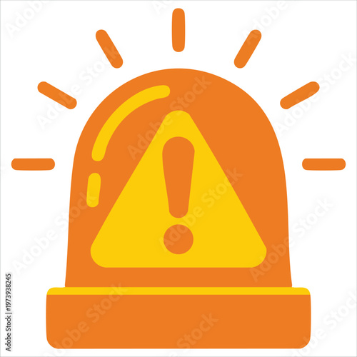 Emergency Warning Light Emitting Red Illumination for Urgent Situation Indicators