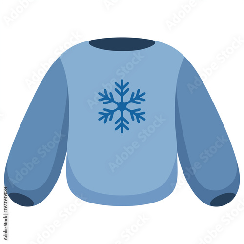 Cozy Knit Garment Featuring Polka Dot Patterns and Snowflake Decorative Elements