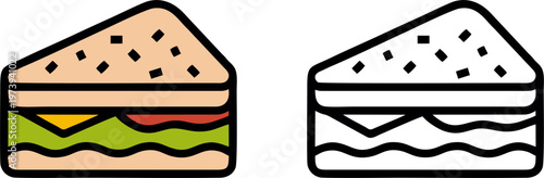 Fresh Triangle Club Sandwich Healthy Snack