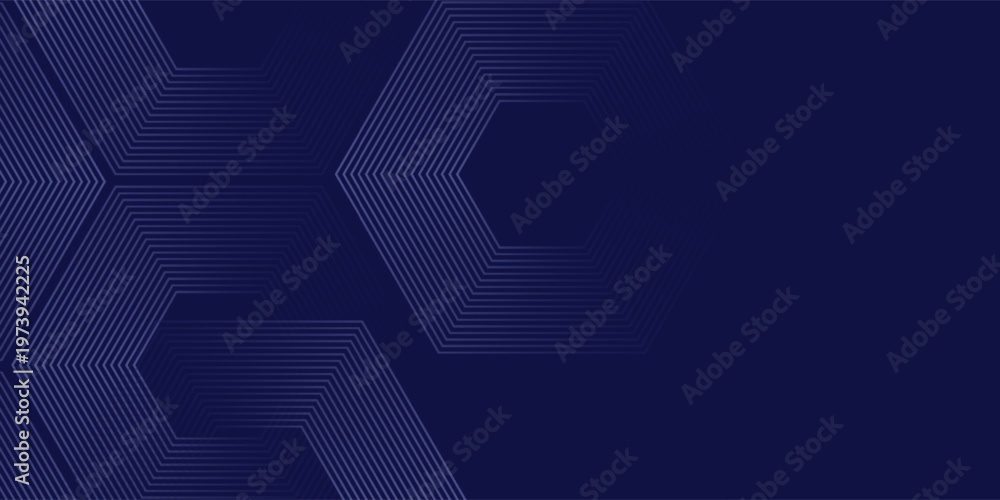 Fototapeta premium Abstract modern dark blue dynamic polygon shape gradient template business background