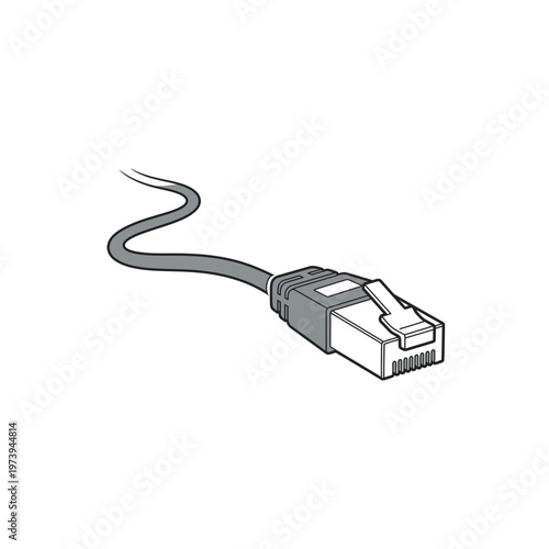 Ethernet network cable connector