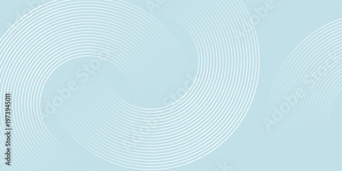 Modern abstract background. Glossy white gradient circle lines. Minimal geometric pattern. Simple graphic elements. Futuristic concept. Suitable for cover, poster, banner,