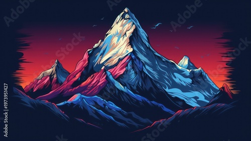 Ascend to a realm of vibrant color and breathtaking alpine grandeur.