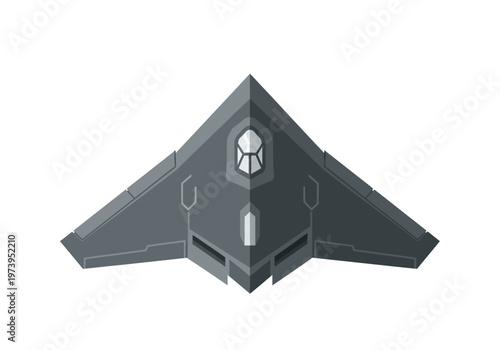 Modern Stealth Fighter Jet Aircraft Design.