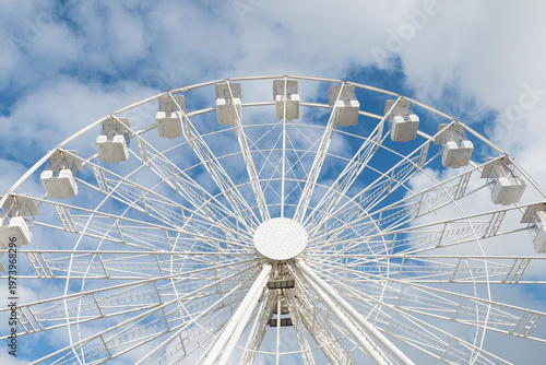 White ferris wheel