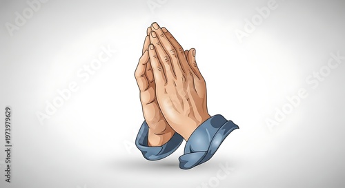 Hands in prayer