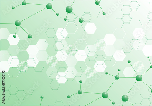分子構造と化学のイメージ