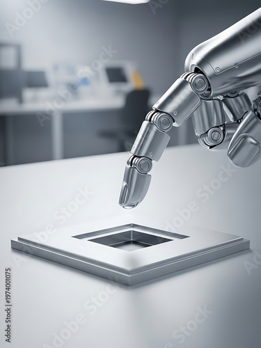 Robot Arm Precise Positioning on Square Device for Future Technology