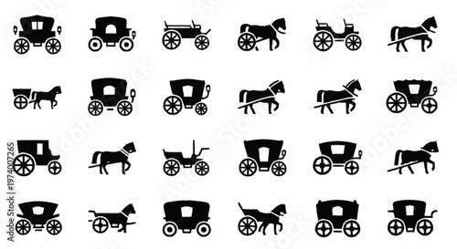 Photos Horse drawn carriages and horses.
