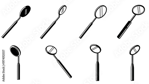 Dental Mirror Set - Various Angles and Views