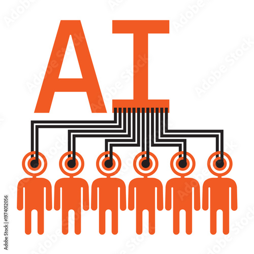 AI addicted faceless, dumb users