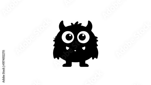 A cute and funny 3d cartoon halloween monster vector illustration featuring a happy alien animal character and a fun bird drawing design