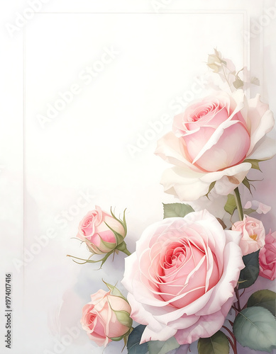A delicate rose bouquet
