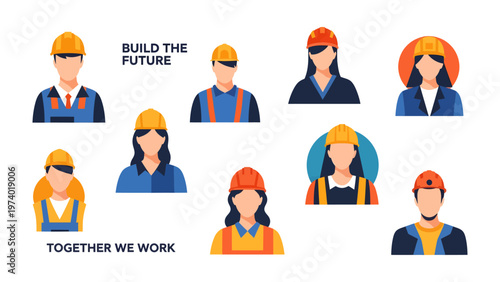 Constructing Futures: A compilation of industrious constructors, each embodying the spirit of collaboration and progress, united in their pursuit to build the future together.