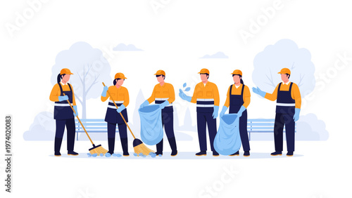 Community Cleanup Crew: A team of dedicated individuals unites to preserve natural spaces.