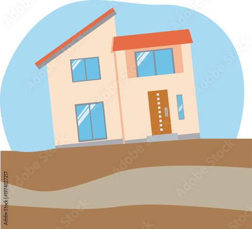 地盤沈下と住宅