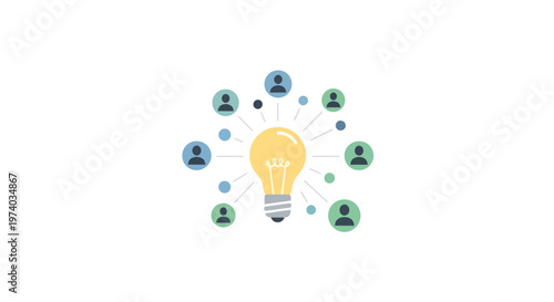 Light Bulb Idea Concept Symbol.