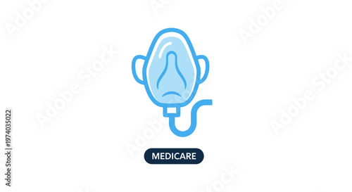 Medicare Health Insurance Logo Symbol.