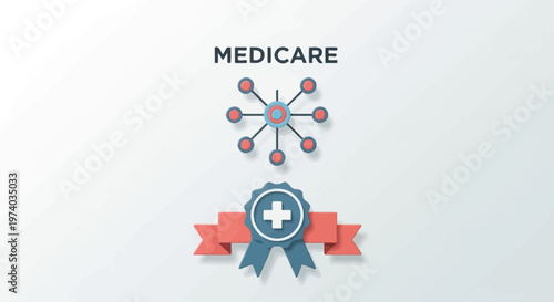 Medicare Health Insurance Logo Symbol.