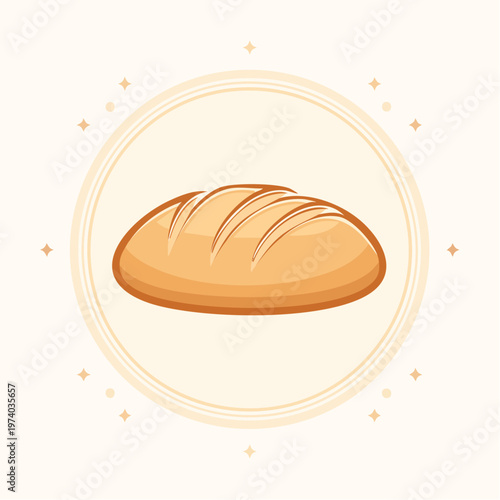 Golden brown artisan bread with a delicious crust baked to perfection