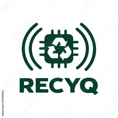 RECYQ Logo for Smart Electronic Waste Recycling and Sustainability