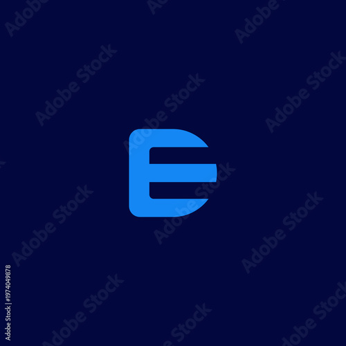 Letter DE logo Design. DE Initial Logo Vector