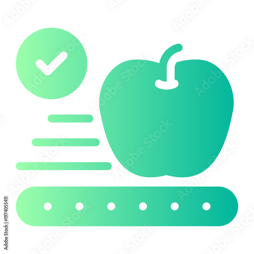 conveyor belt gradient icon