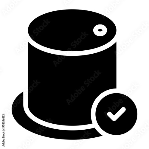 water tank glyph icon