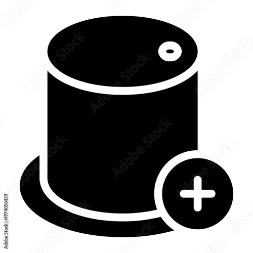 water tank glyph icon