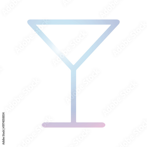 Wine glass icon design template
