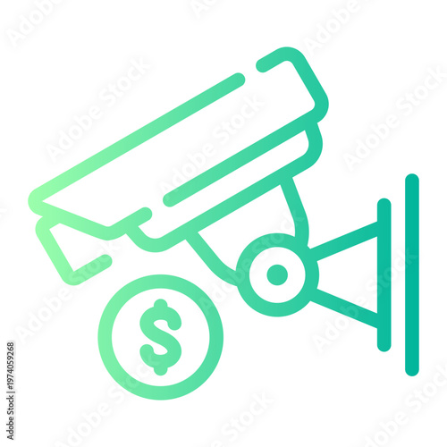 cctv gradient icon