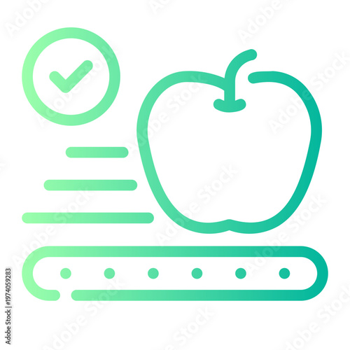 conveyor belt gradient icon