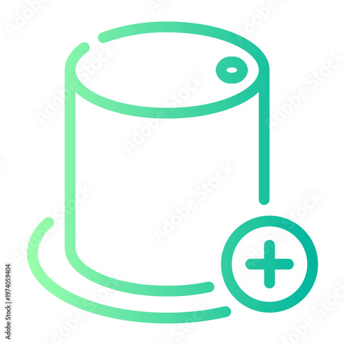 water tank gradient icon